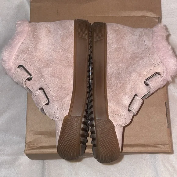 NWT NATURINO DELLEN VL Glittery suede boots in Lilac - Picture 14 of 16